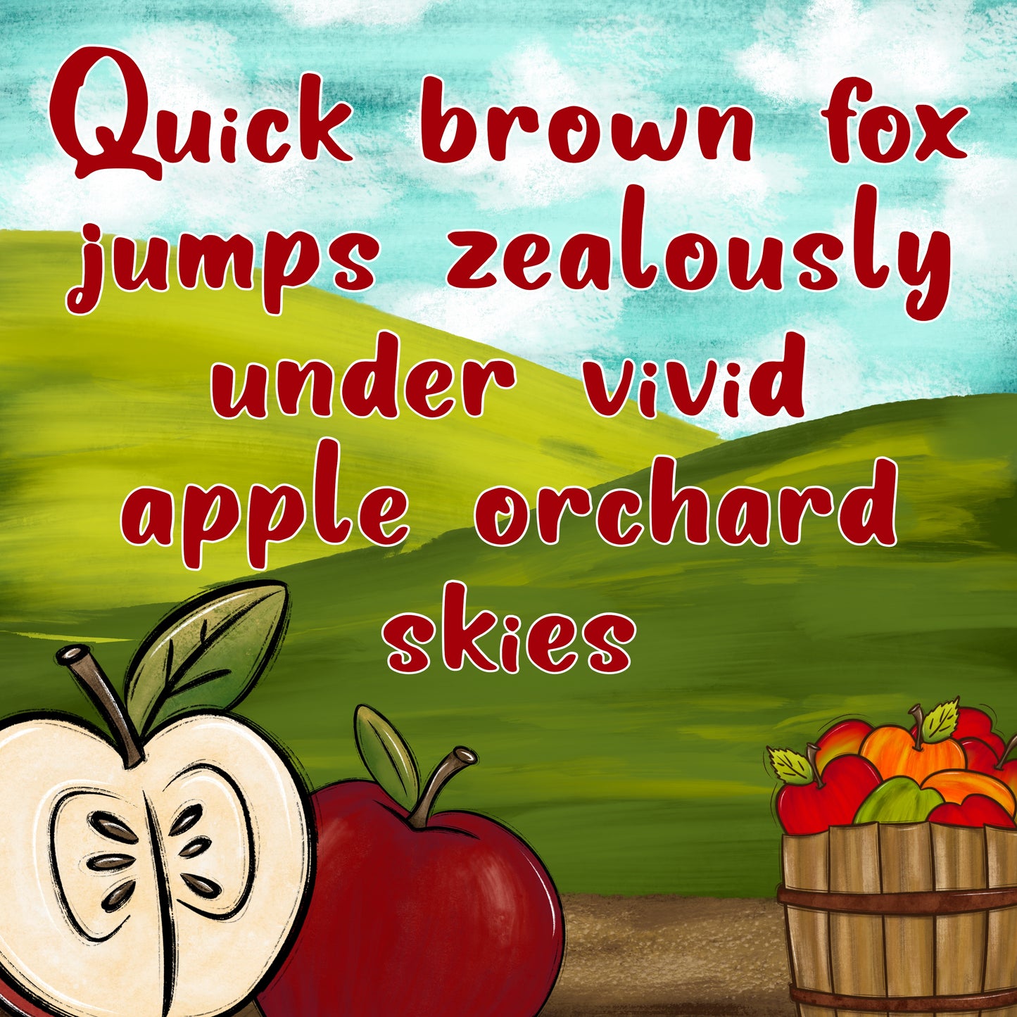 Apple Orchard handwritten font