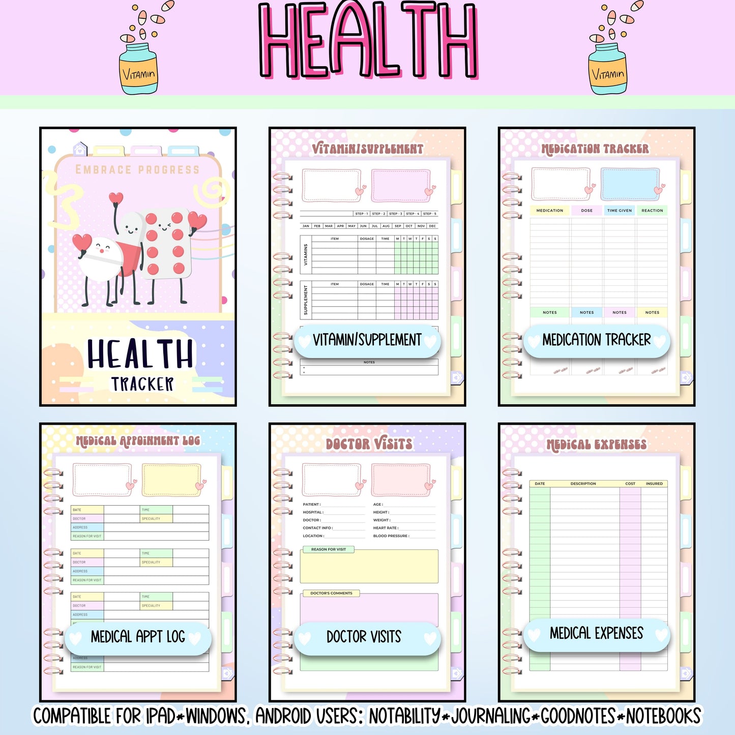 Happy Vibes Digital Planner