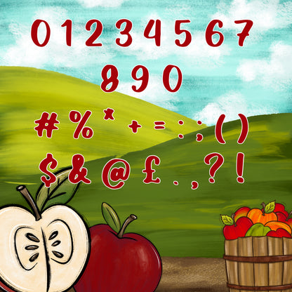Apple Orchard handwritten font
