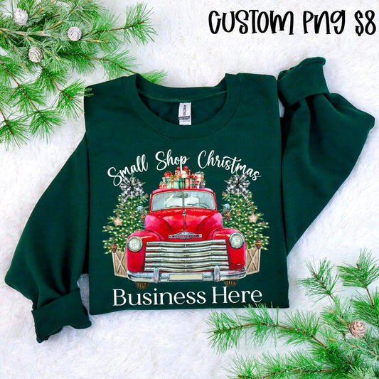 Small Shop Christmas- Customize with business name