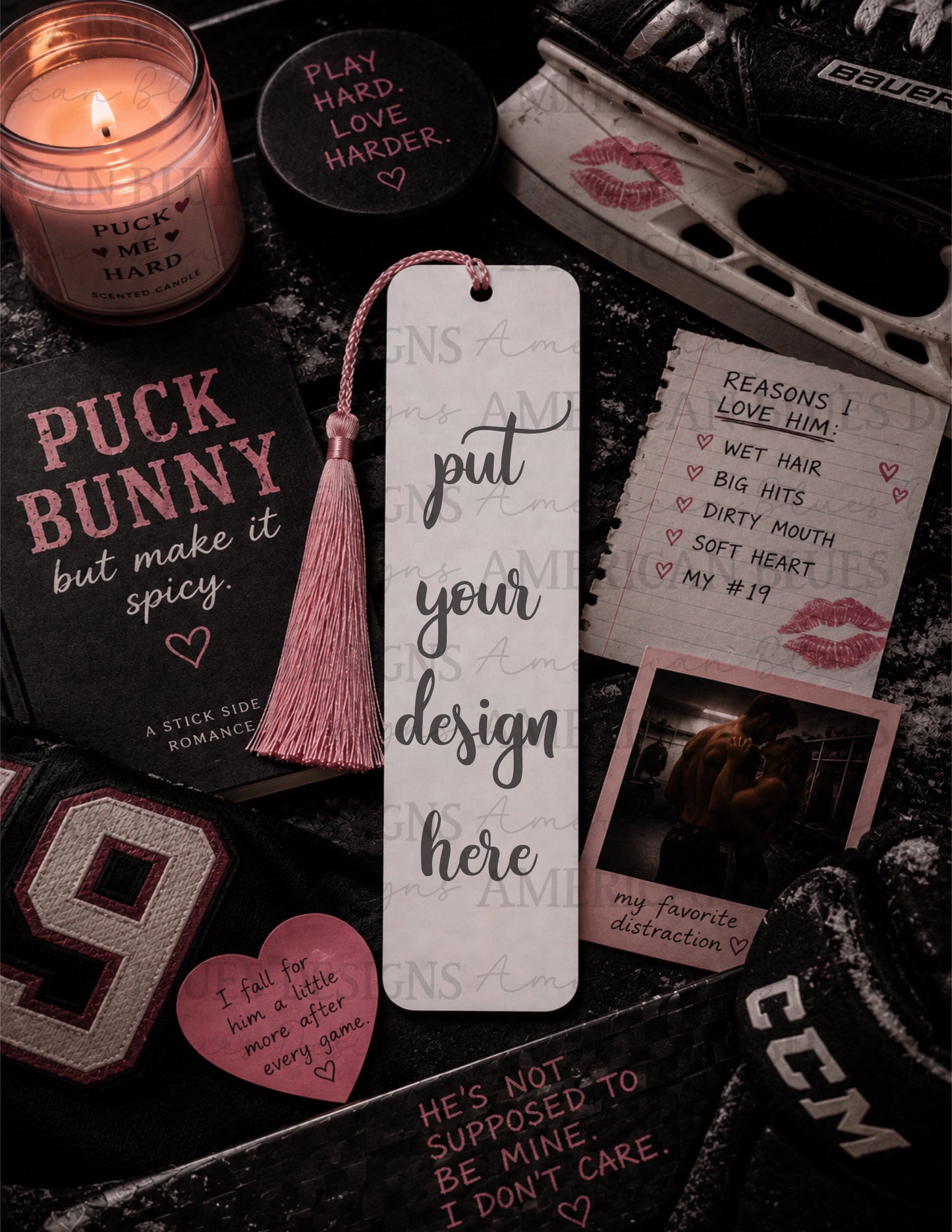 Hockey Romance 1 Bookmark Mock