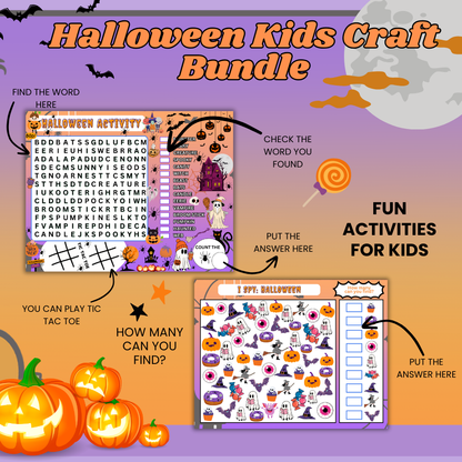 Halloween Kids Craft Bundle