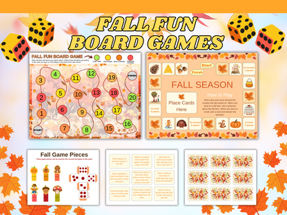 Fall themed board games