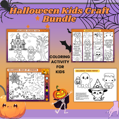 Halloween Kids Craft Bundle