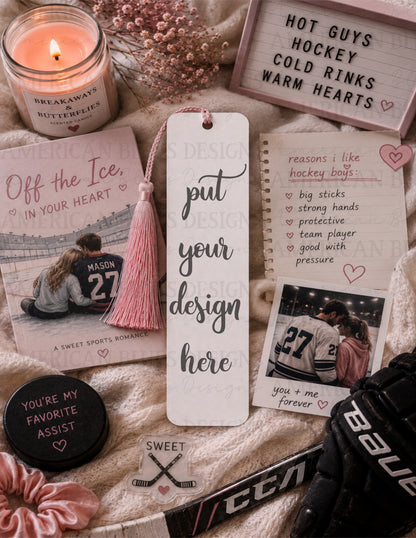Hockey Romance 2 Bookmark Mock