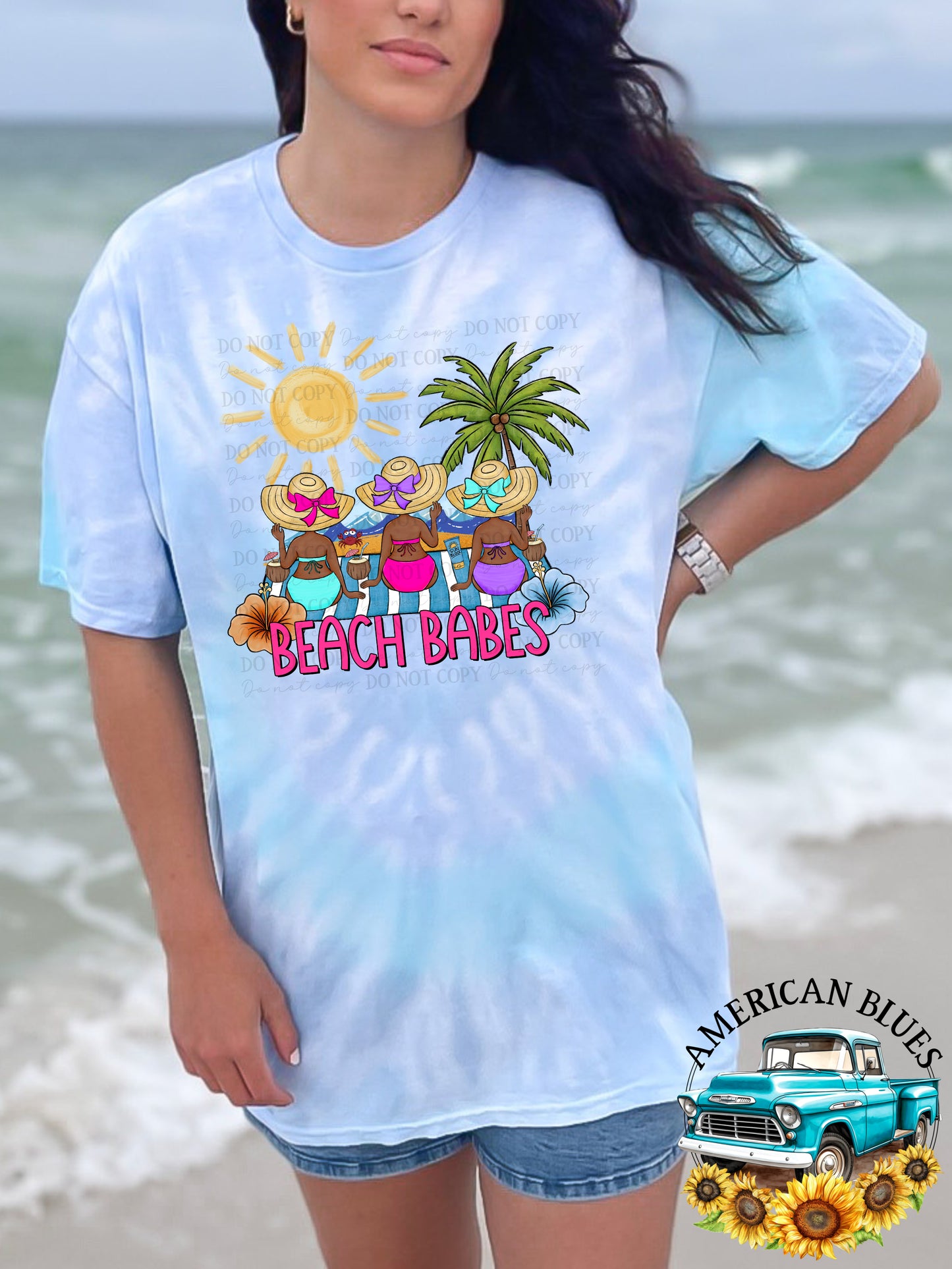 Beach Babes Digital Design | American Blues Designs