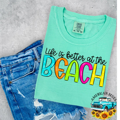  Life is better at the beach digital design | American Blues Designs