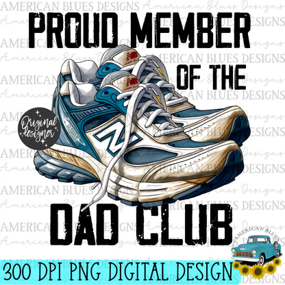 Proud Member of the Dad Club- color version