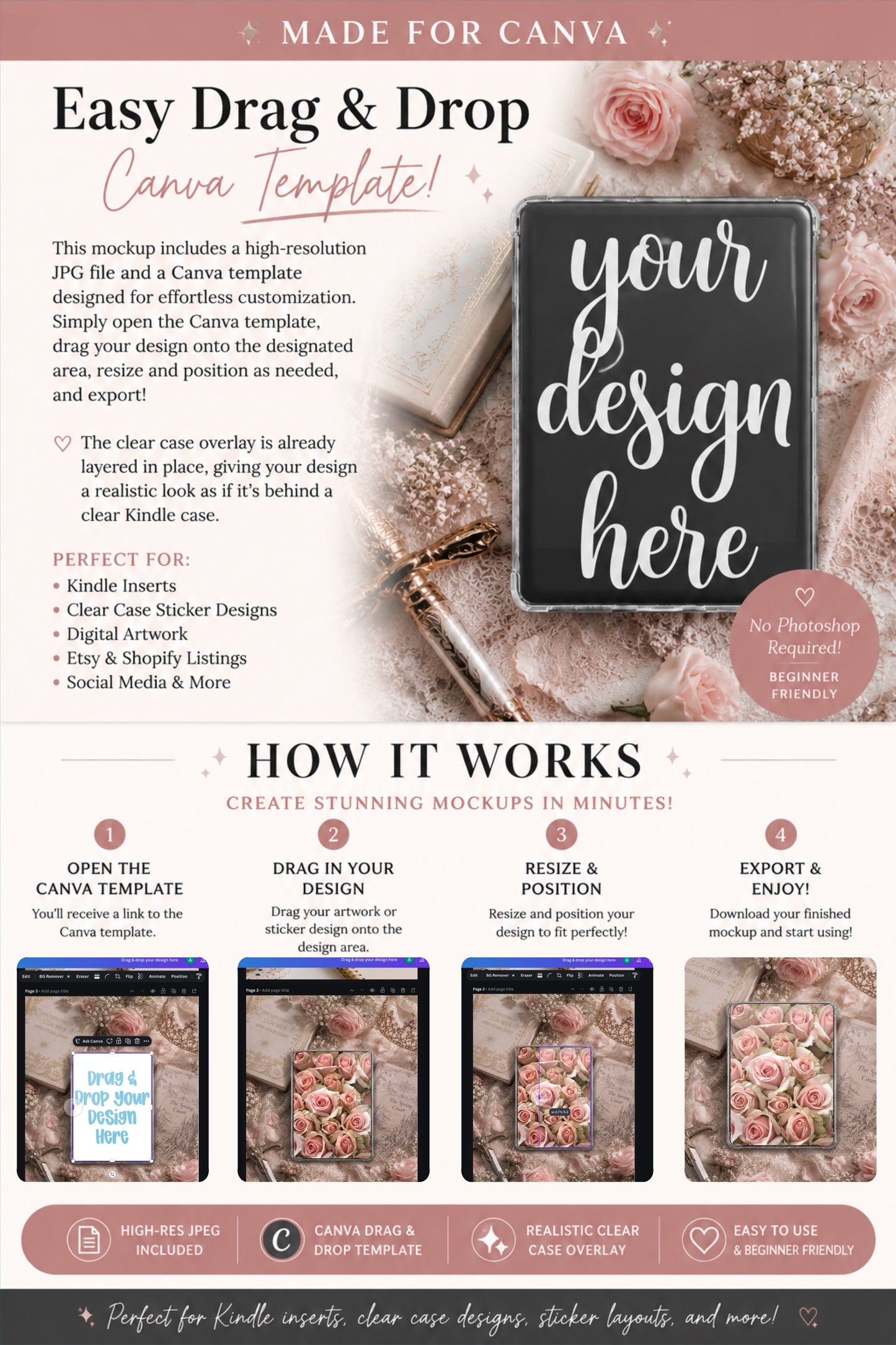 Soft Girl 1 Kindle case mockup