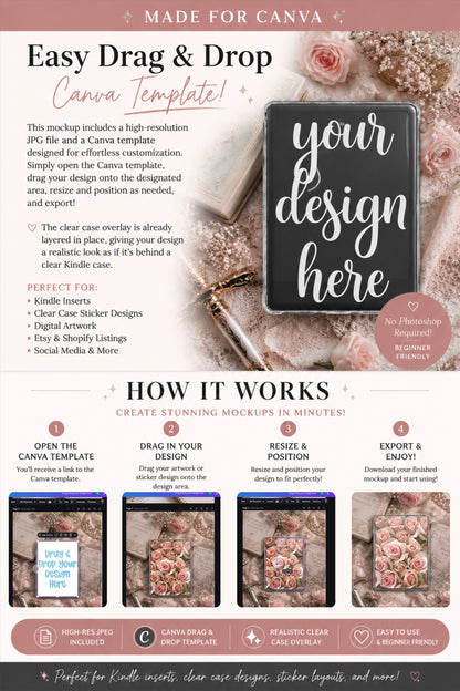 Soft Girl 1 Kindle case mockup