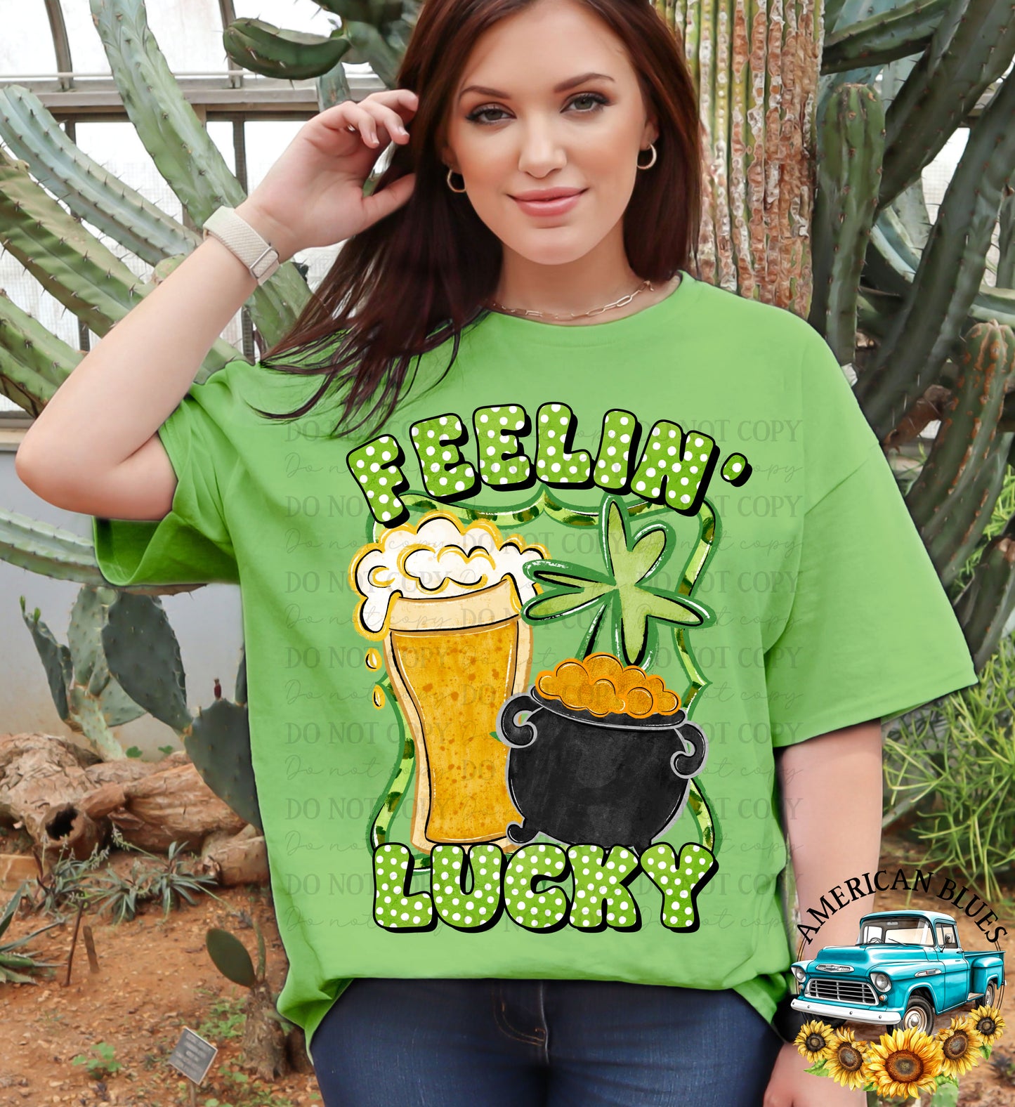 Feelin' Lucky Digital Design | American Blues Designs