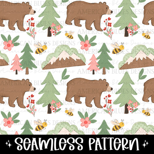 Get Outside seamless pattern