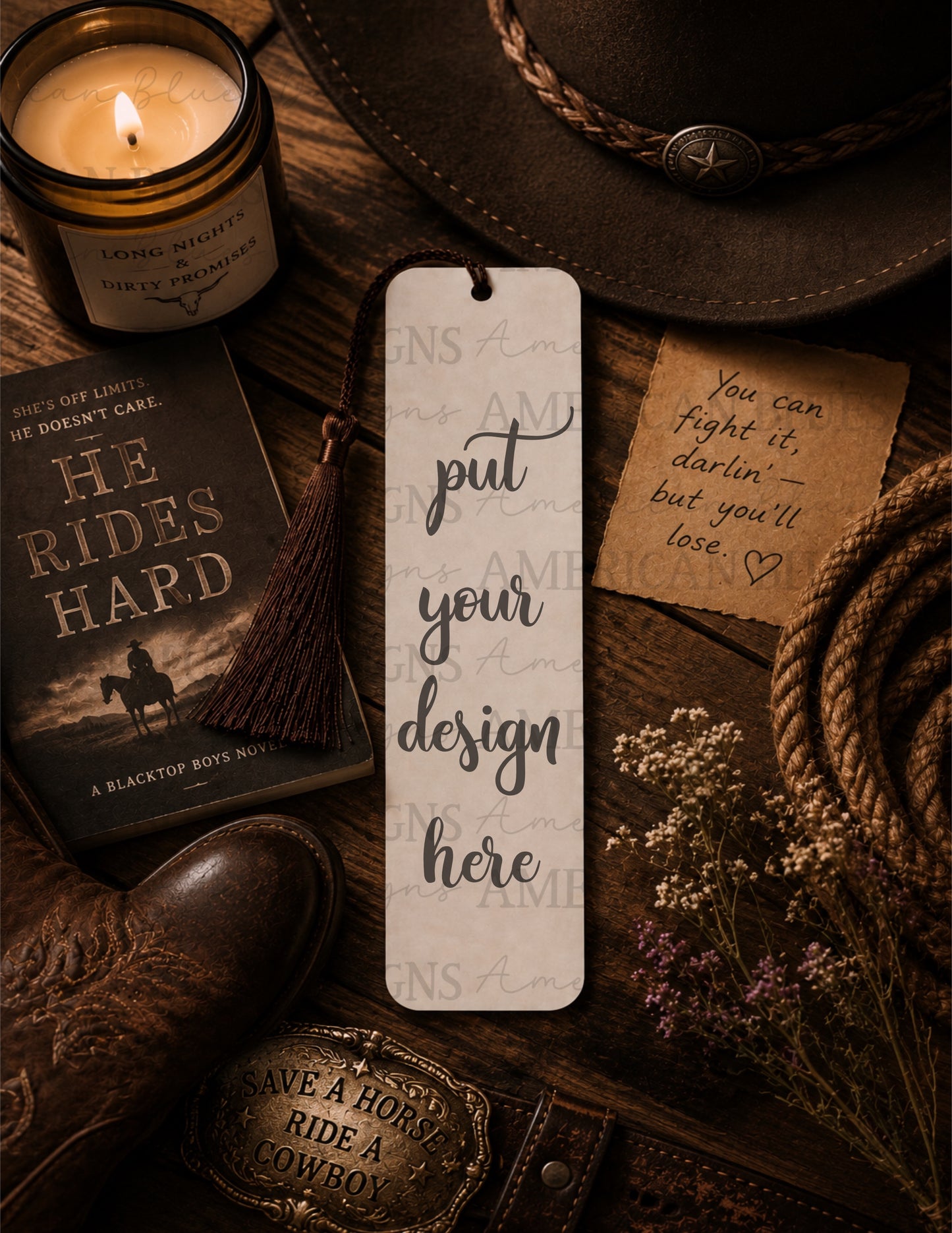 Cowboy Romance 1 Bookmark Mock