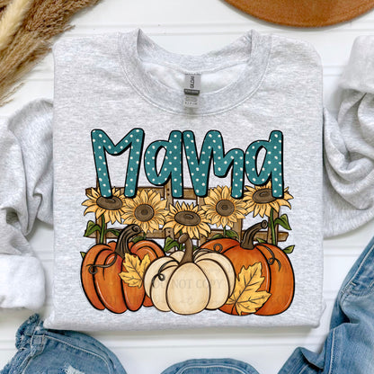 Mama Pumpkin Patch Name digital design | American Blues Designs 