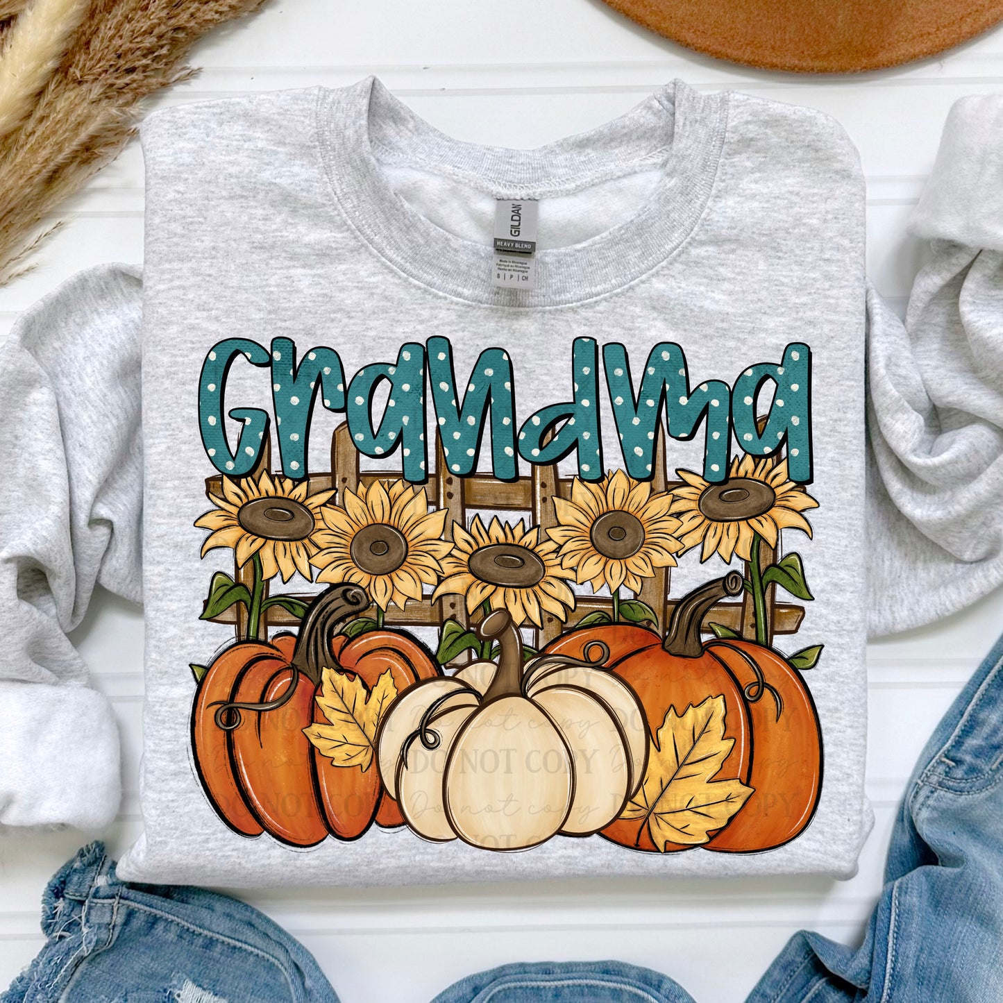 Grandma Pumpkin Patch Name digital design | American Blues Designs 