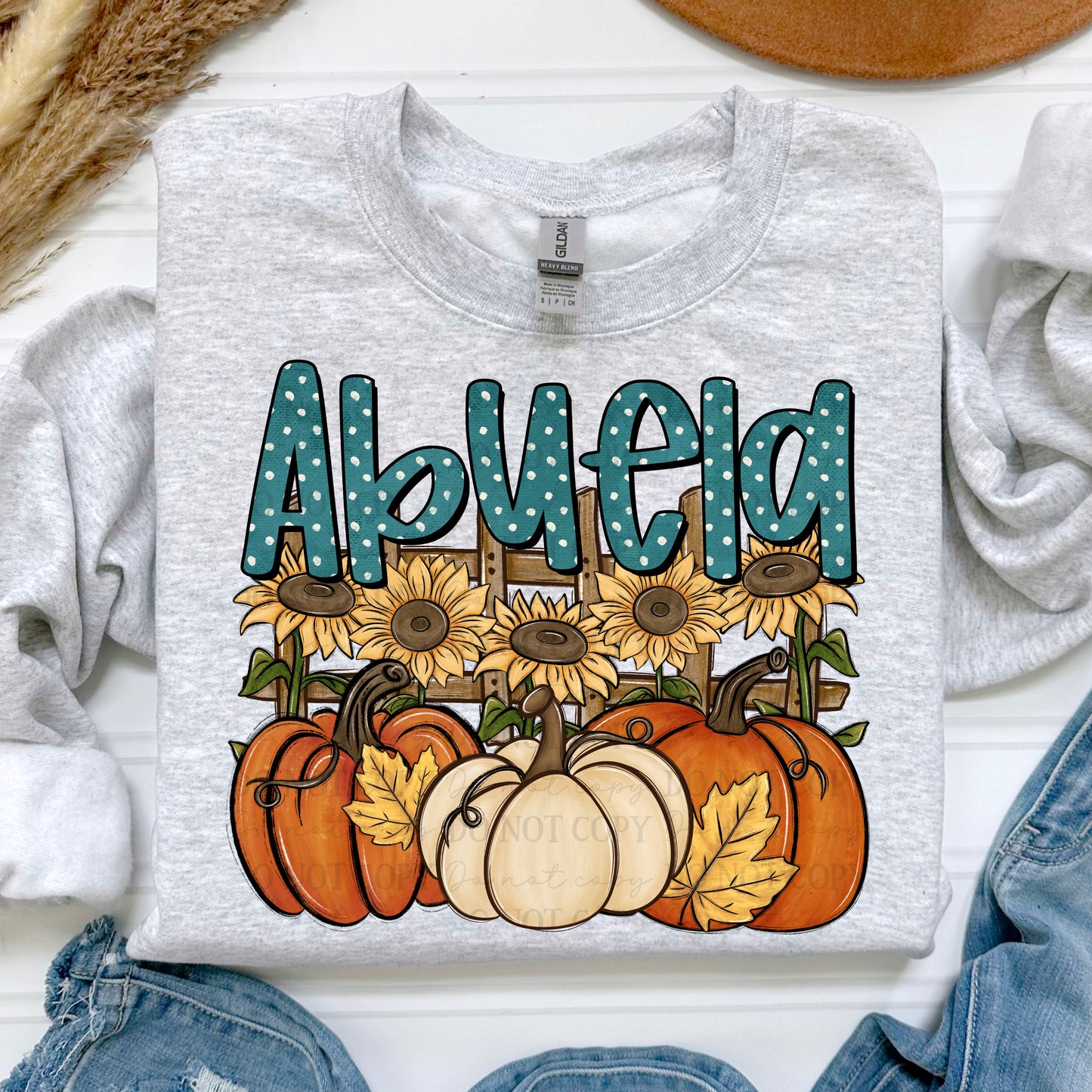 Abuela Pumpkin Patch Name digital design | American Blues Designs 