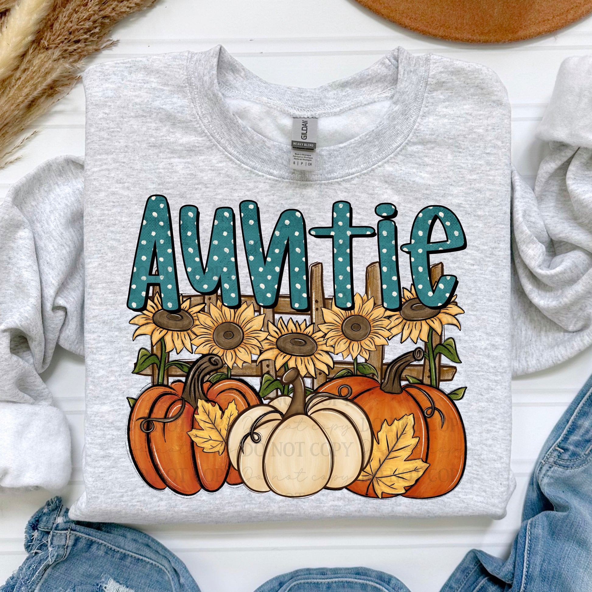 Auntie Pumpkin Patch Name digital design | American Blues Designs 