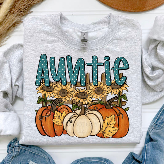 Auntie Pumpkin Patch Name digital design | American Blues Designs 