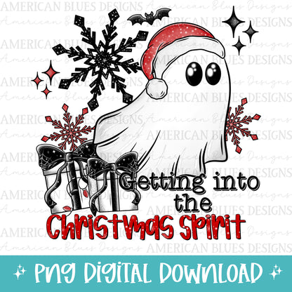 Getting into the Christmas Spirit digital design | American Blues Designs