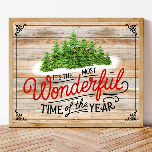 It's the most Wonderful time of the year printable | American Blues Designs