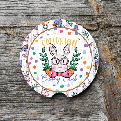 Cottontail Bunny Club car coaster