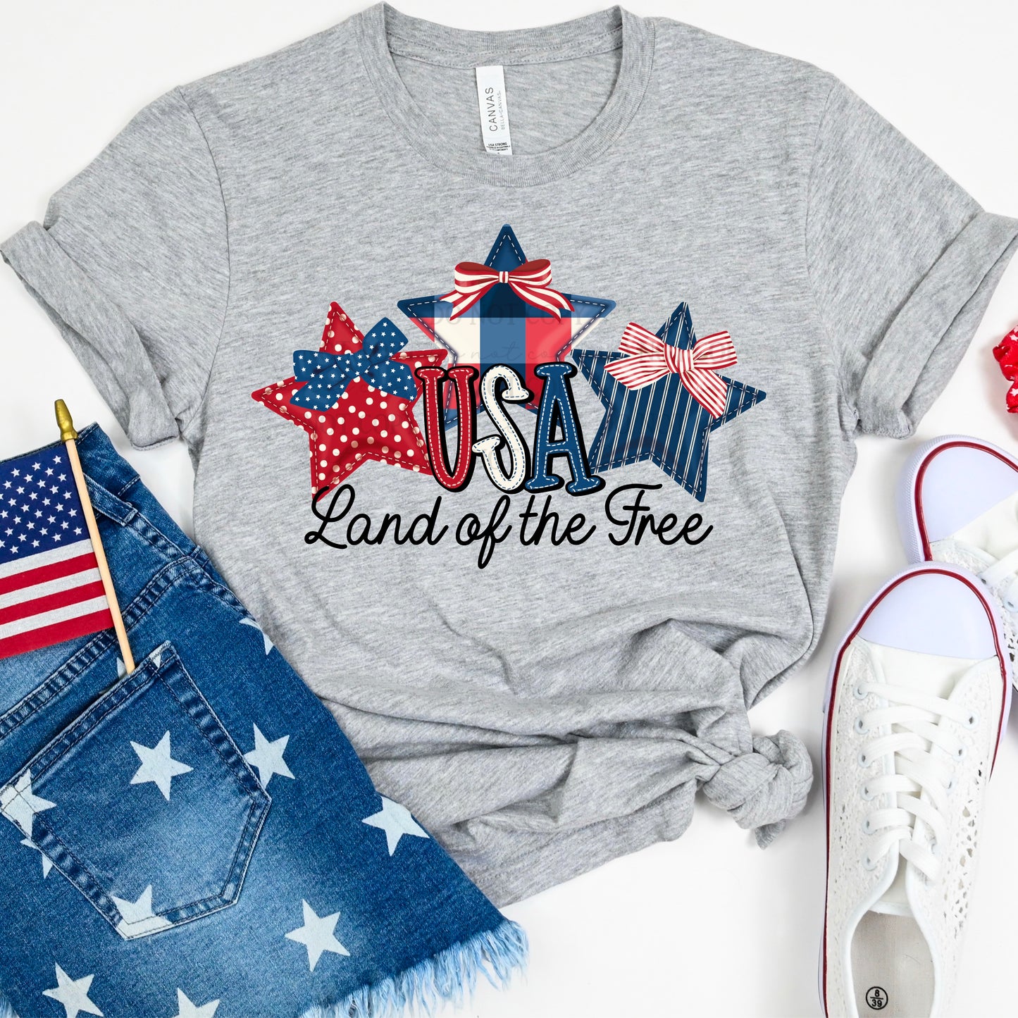 USA Land Of The Free stars