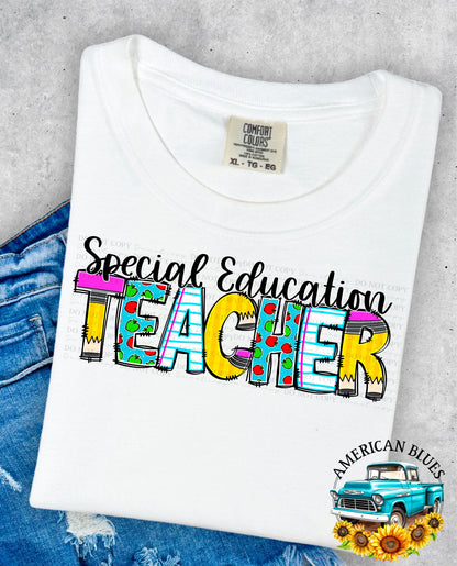 Special Education Teacher digital design | American Blues Designs 