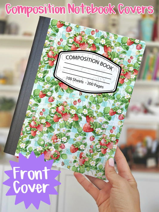 Strawberry Fields Composition Notebook Cover