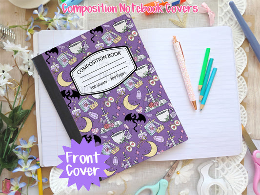 Romantasy Composition Notebook Cover