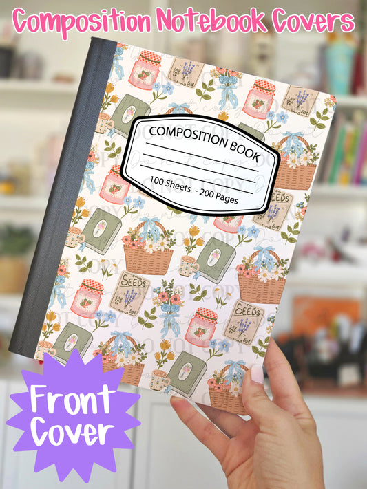 Cottagecore Composition Notebook Cover