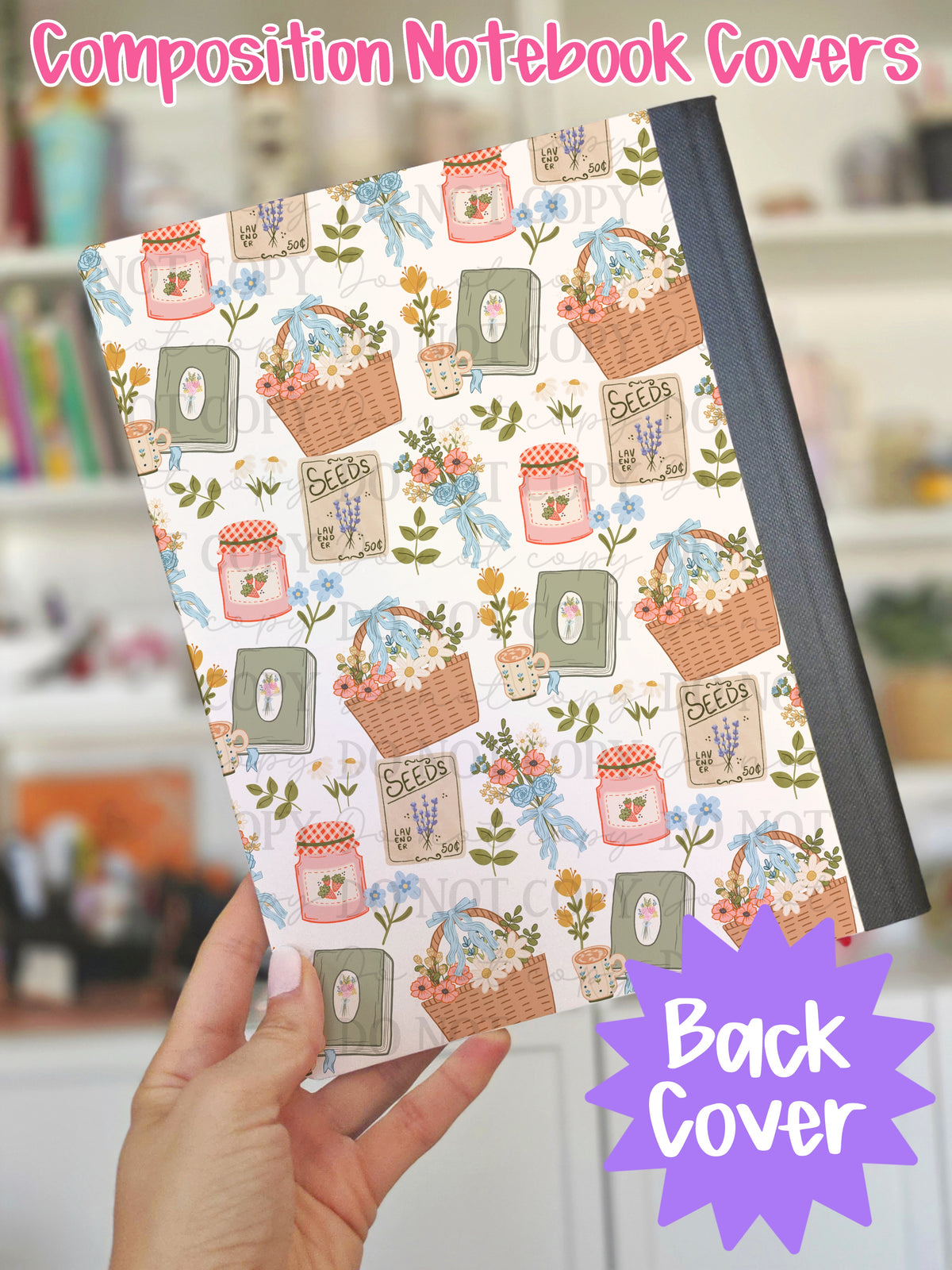 Cottagecore Composition Notebook Cover