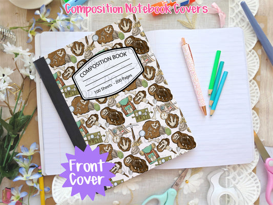 Paleontology Composition Notebook Cover
