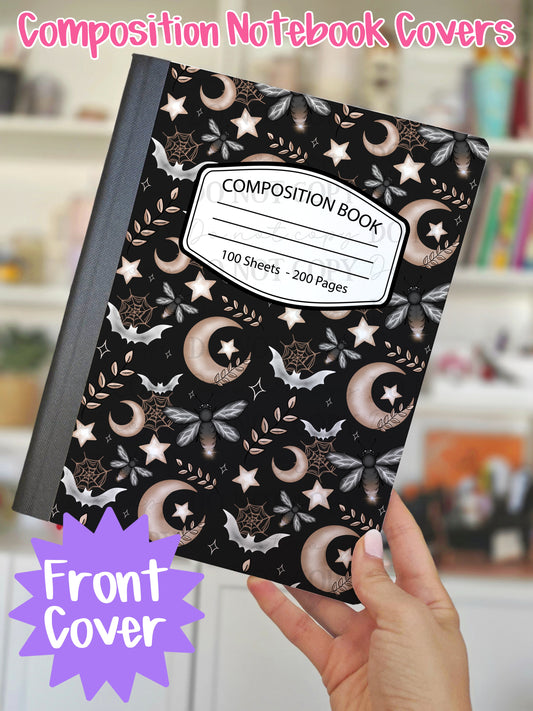 Spooky Firefly Composition Notebook Cover
