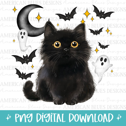 Spooky Kitty & Ghosties