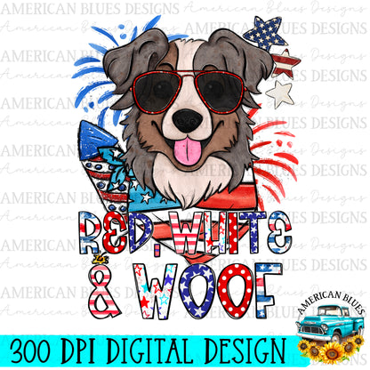 Red, White & Woof 4th of July dogs Bundle