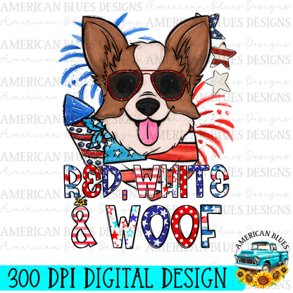 Red, White & Woof 4th of July dogs Bundle