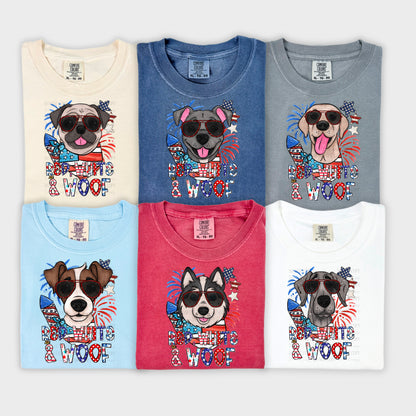 Red, White & Woof 4th of July dogs Bundle