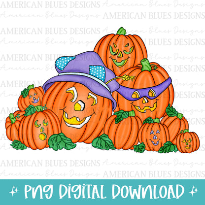 Vintage Pumpkin Stack