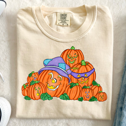 Vintage Pumpkin Stack