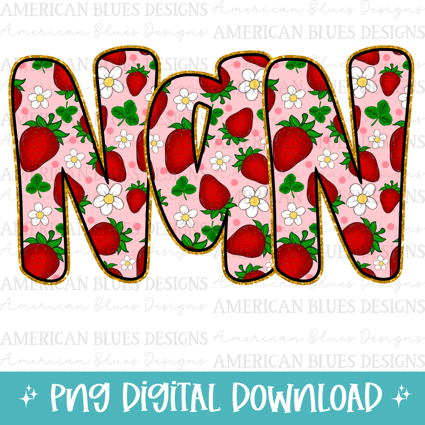 Nan Strawberry Print