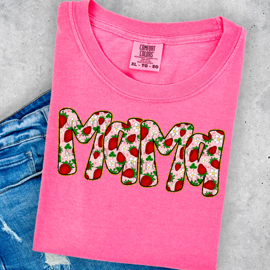 Mama Strawberry Print