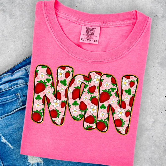 Nan Strawberry Print
