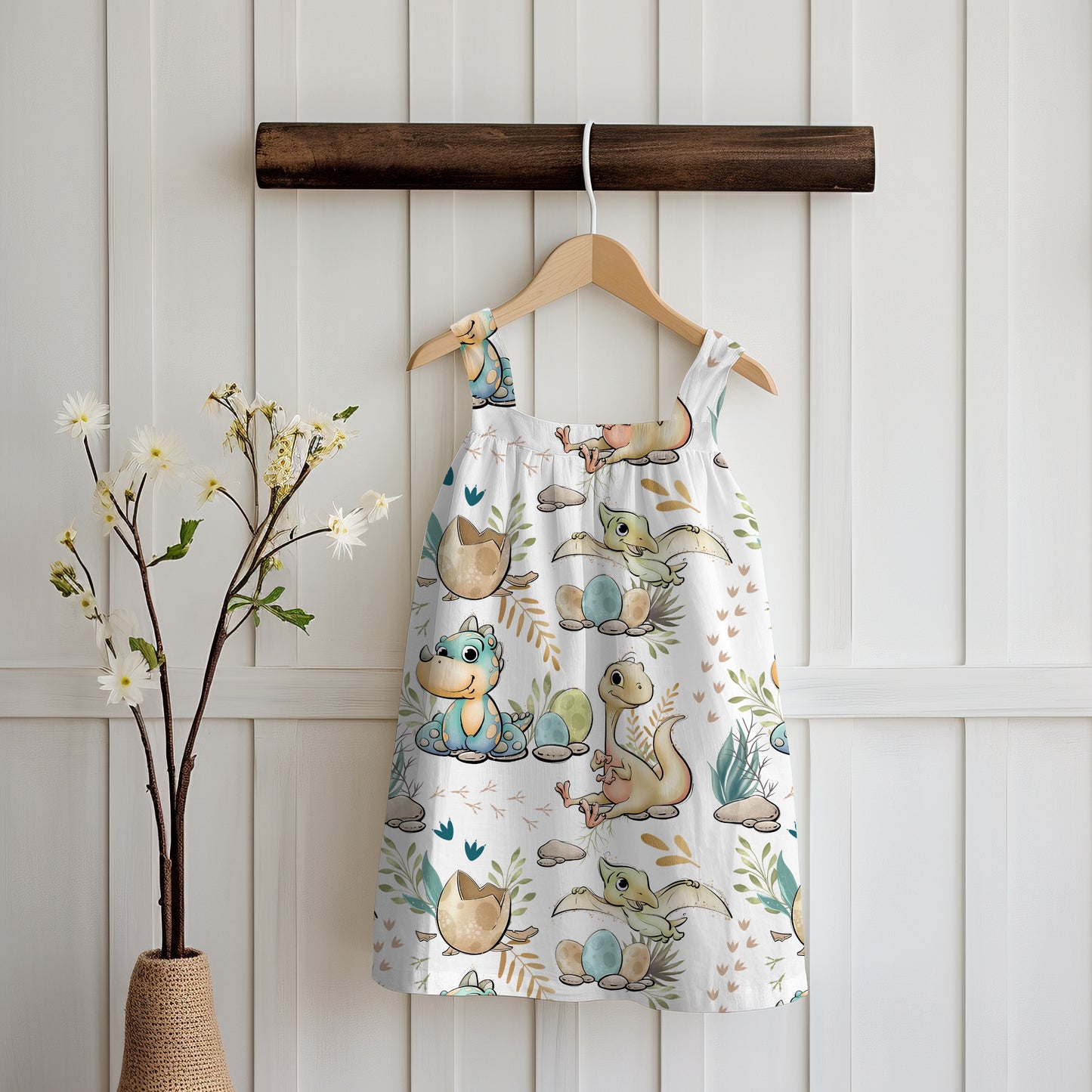 Cute Dinos seamless pattern