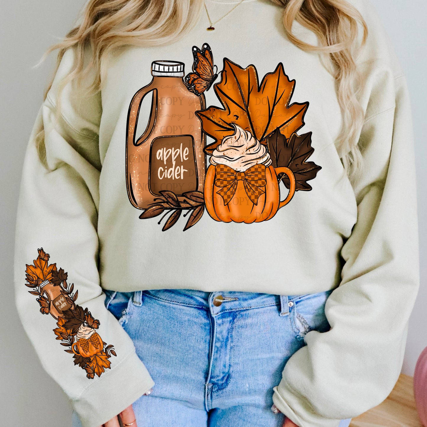 Apple Cider with sleeve design