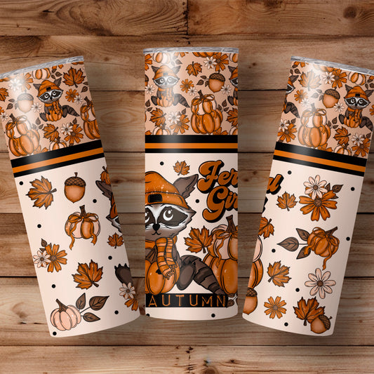 Feral Girl Fall 20oz tumbler wrap