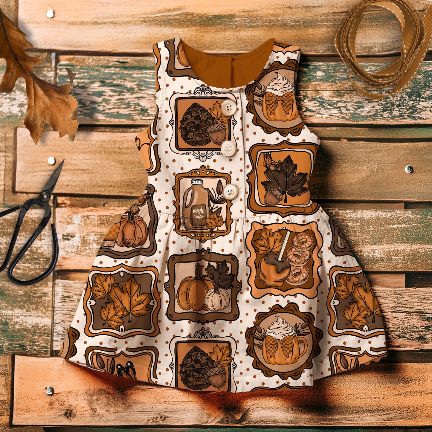 Apple Cider seamless pattern