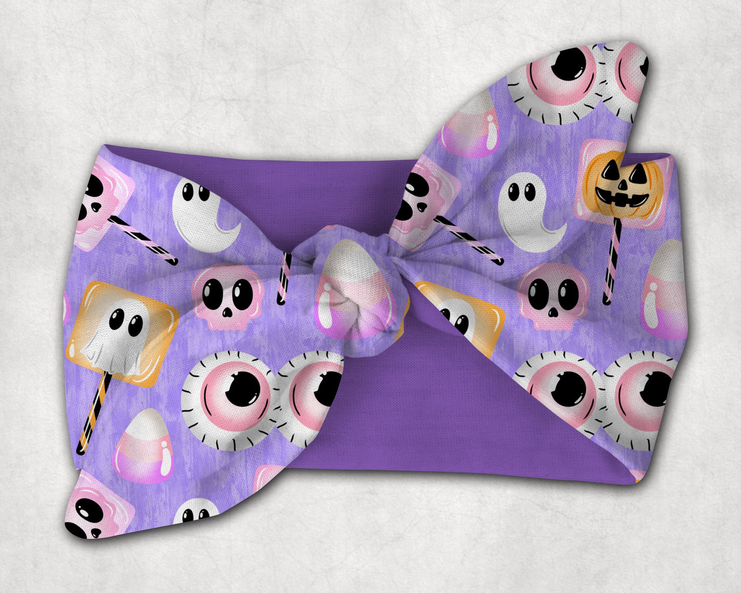 Spooky Pastel Candy seamless pattern