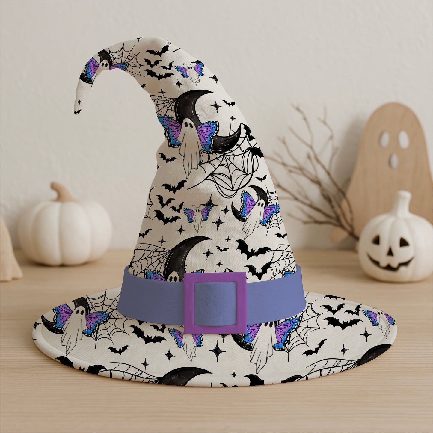 Butterfly Ghostie seamless pattern