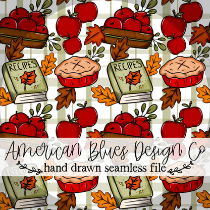 Apple Pie seamless pattern