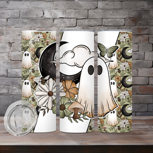 Dark Cottage Ghost 20oz tumbler wrap